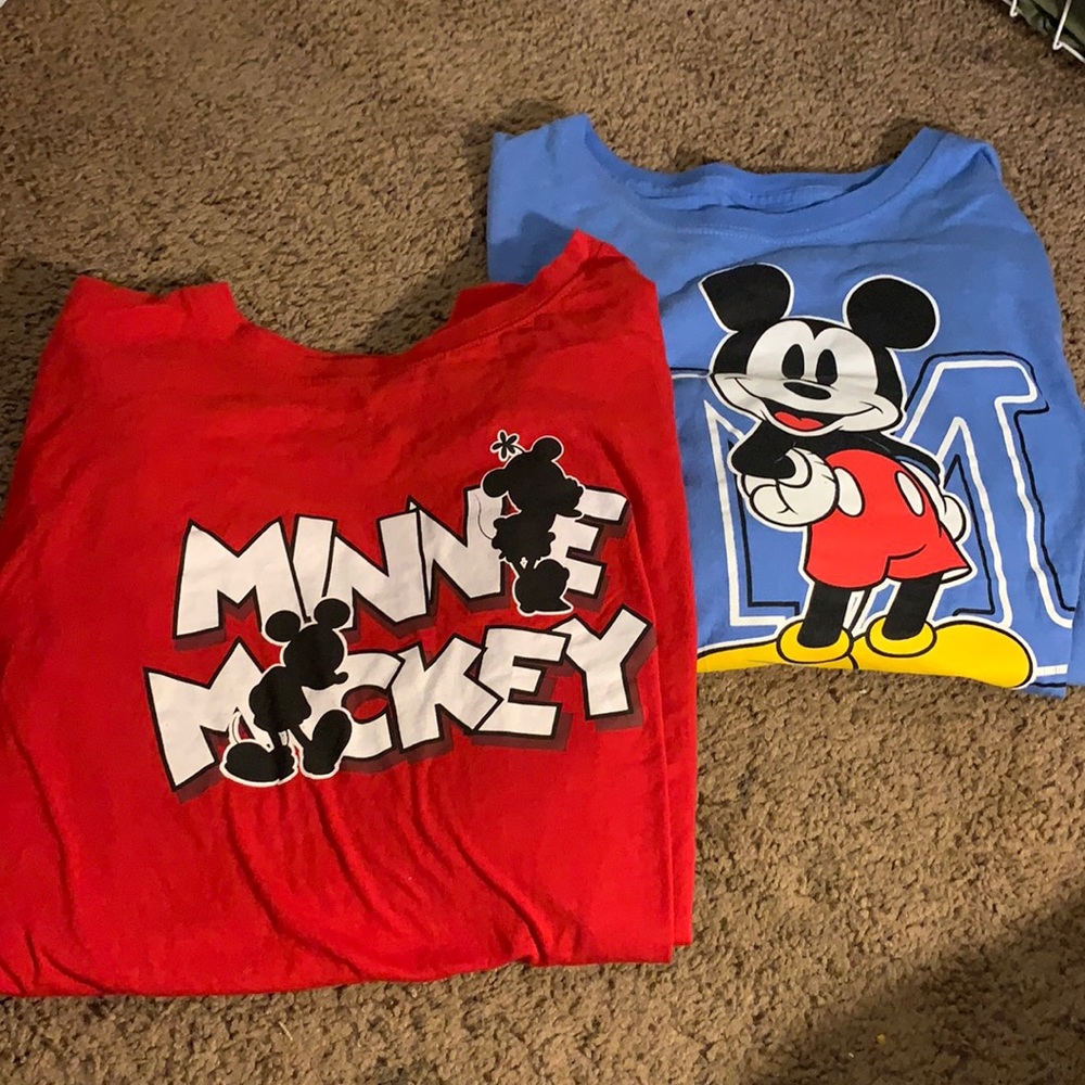 Mickey Mouse Cropped Long Sleeves Tees - 2 Pack - Optional for one - Size : Xl